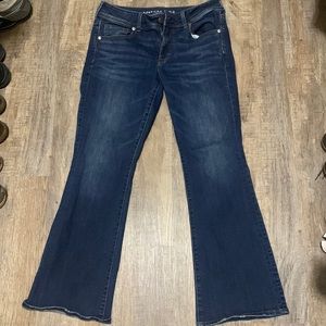 12 Short-American Eagle Kick Boot cut, Super Stretch Jeans